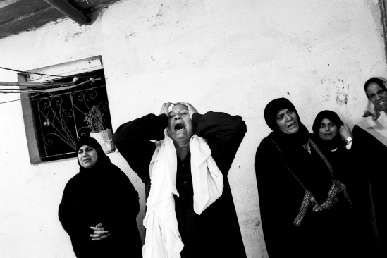GAZA FUNERAL-MOTHER CRYING